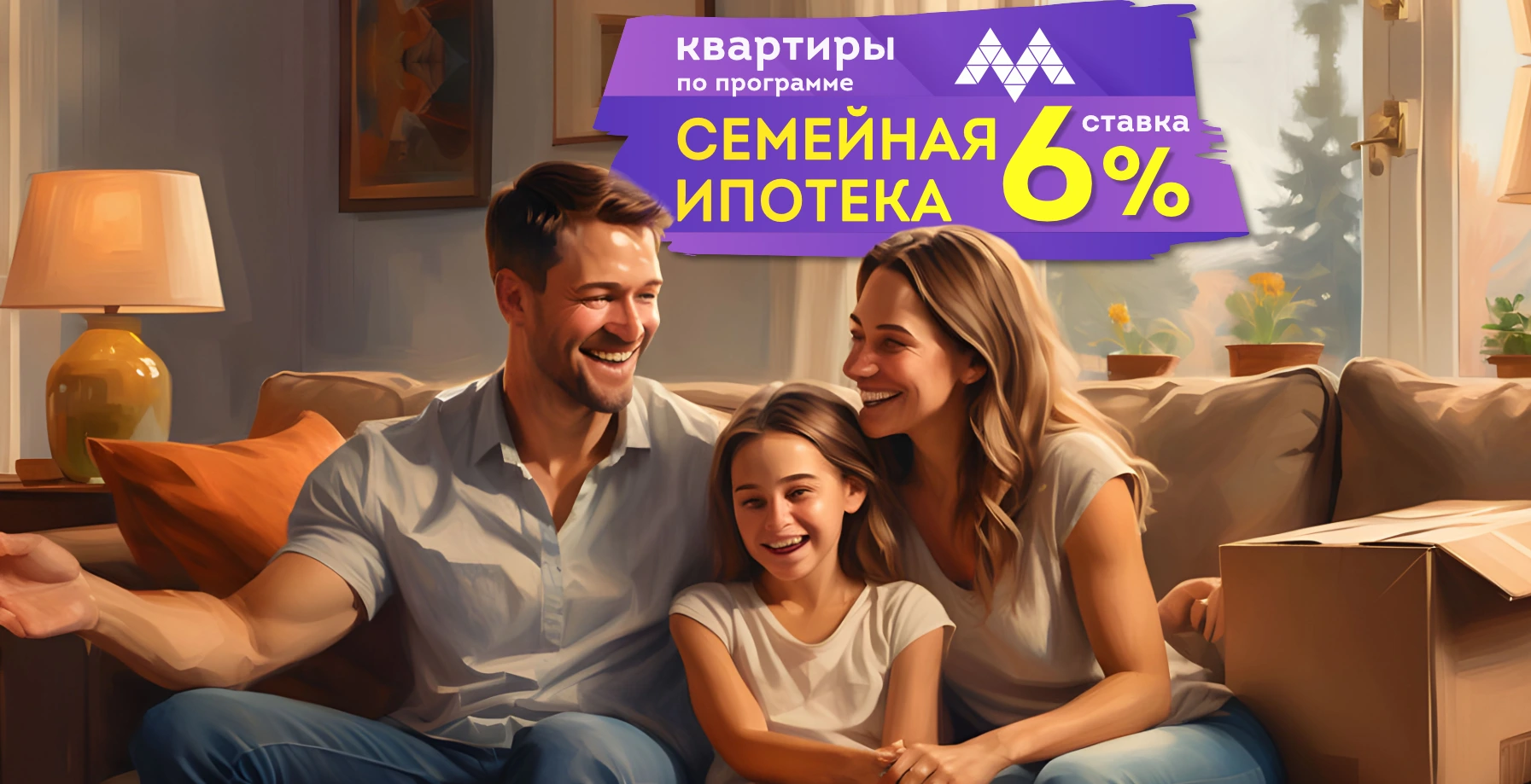 Программа «Семейная ипотека» - 6% годовых